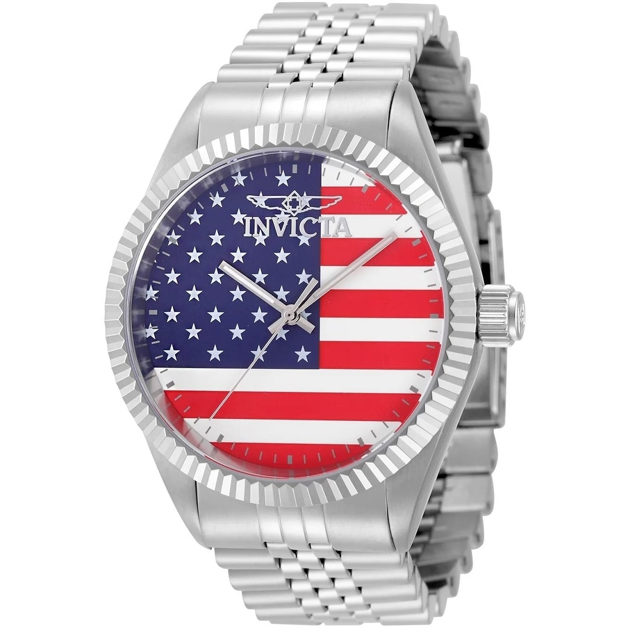 Invicta Men's 50420 Specialty Quartz PC21S Red, White, Blue Dial Watch