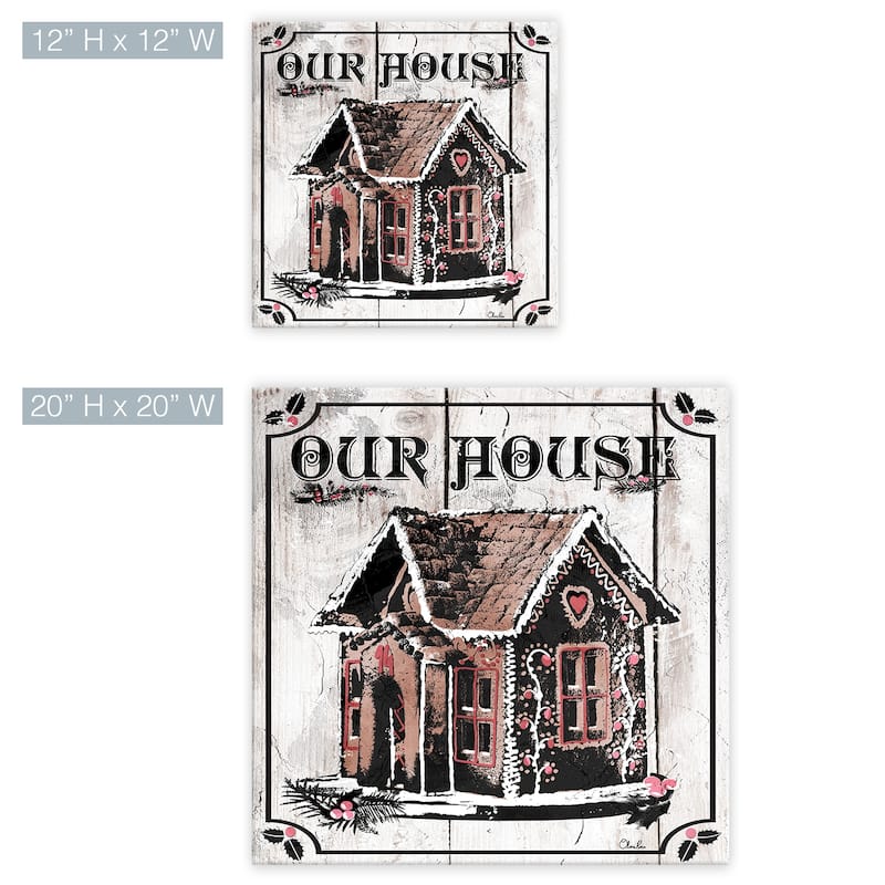 Ready2HangArt 'Gingerbread House' Holiday Canvas Wall Art by Olivia Rose