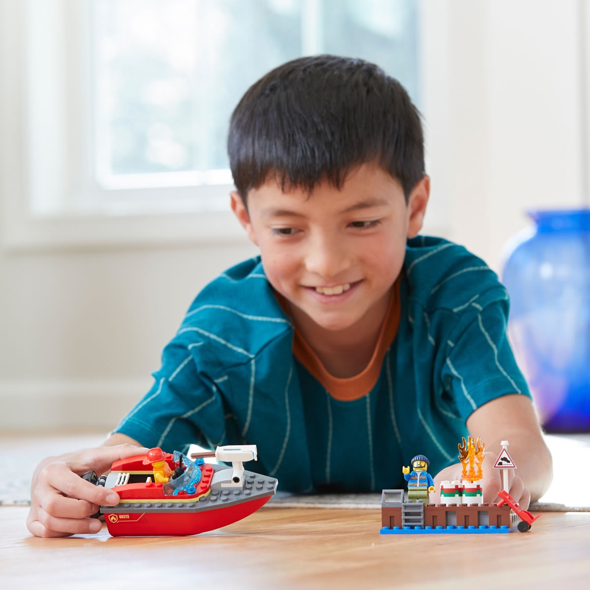 Lego dock side fire sale