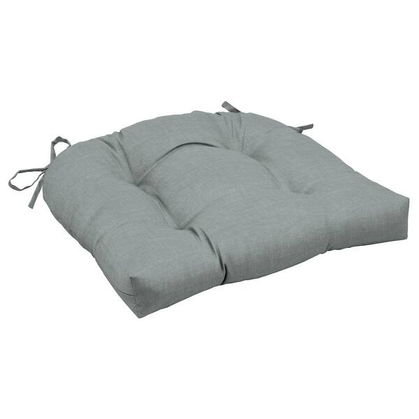 slide 2 of 8, ARDEN Outdoor 18 x 20 in. Wicker Chair Cushion 1 Count - Stone Grey Texture