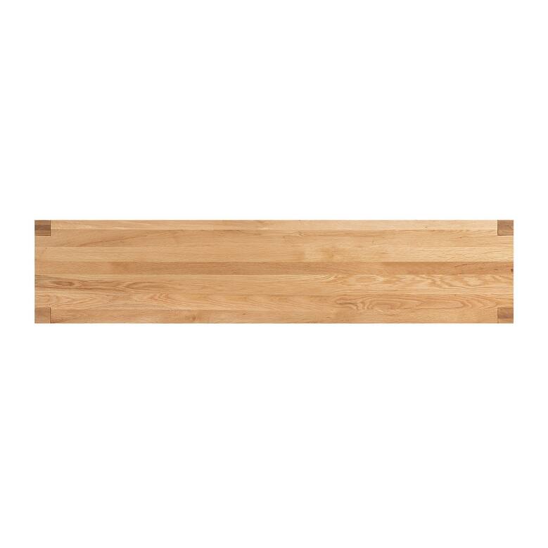Poly and Bark Festa 71" Solid American Oak Bench