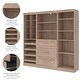 preview thumbnail 9 of 17, Pur 86-Inch Closet Organizer with Storage Cubbies by Bestar