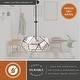 preview thumbnail 5 of 11, Euclid Mercury Glass/ Brass Mid-Century Modern Pendant Light