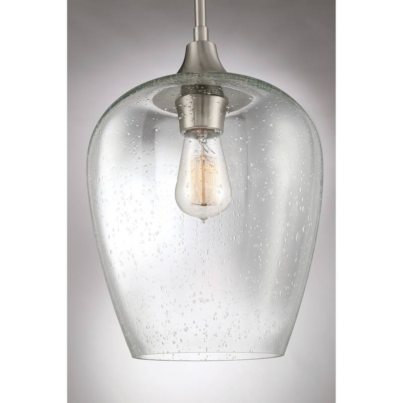 Towne 1-Light Mini Pendant in Brushed Nickel