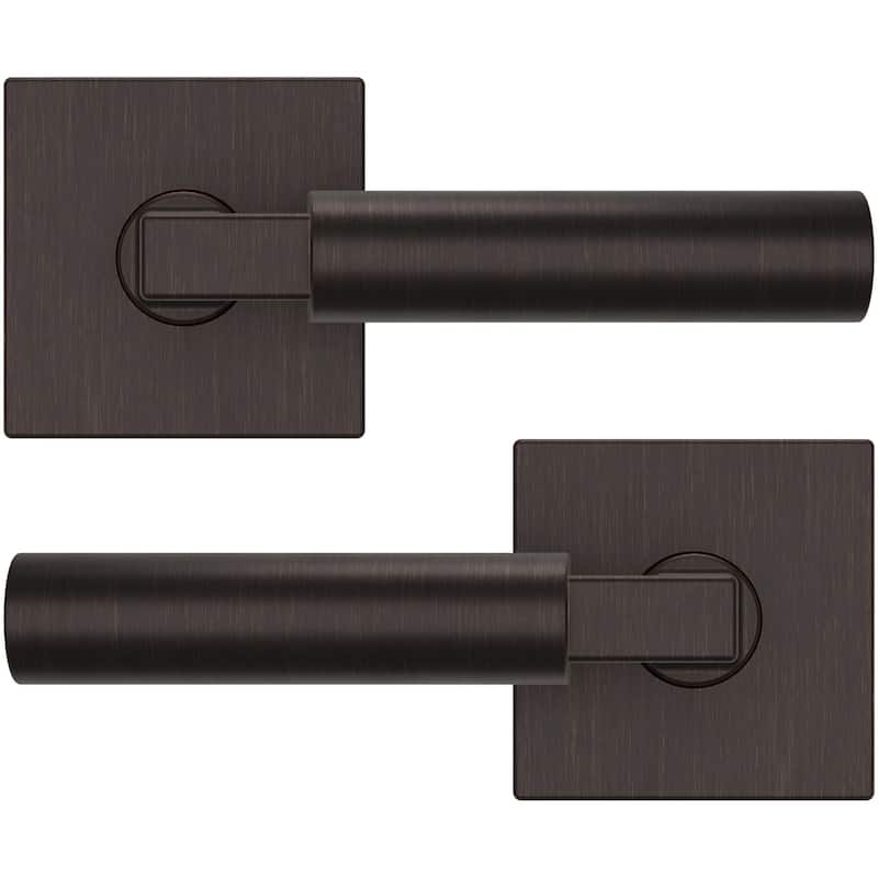 Baldwin L029 Series Passage Door Lever Set with Square Rose from the