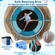 preview thumbnail 10 of 16, Gymax 60'' Trampoline for Kids w/ Gymnastic Bar Rings Foamed Handle No - See Details