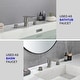 preview thumbnail 16 of 29, Double Handle Waterfall Swivel Bathroom Tub Faucet