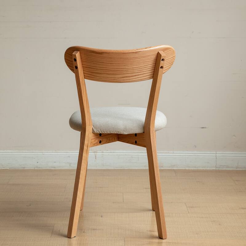 Mid Century Style Solid Wood Frame Dining Chair