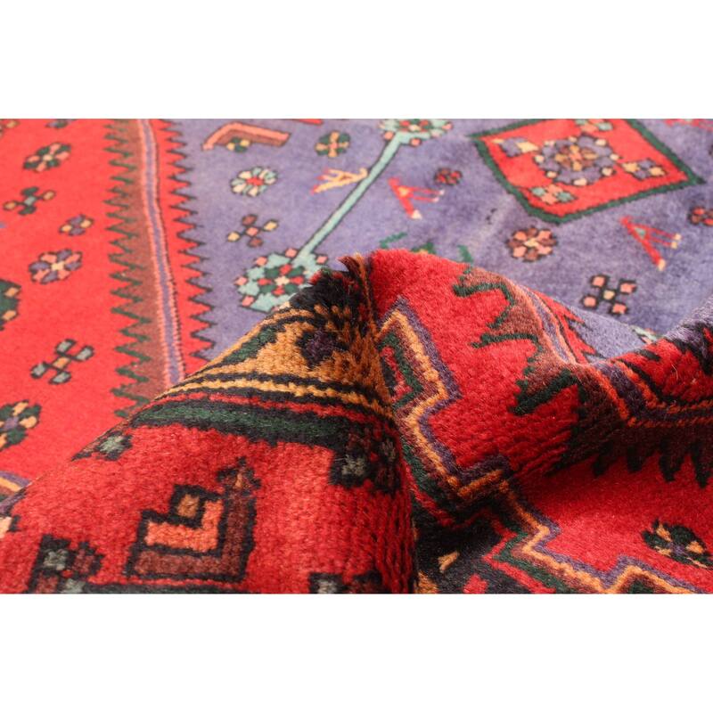 ECARPETGALLERY Hand-knotted Anadol Red Wool Rug - 4'7 x 7'9