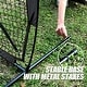 preview thumbnail 8 of 7, Patiassy 7 ft x 7 ft Baseball Softball Hitting Pitching Practice Net