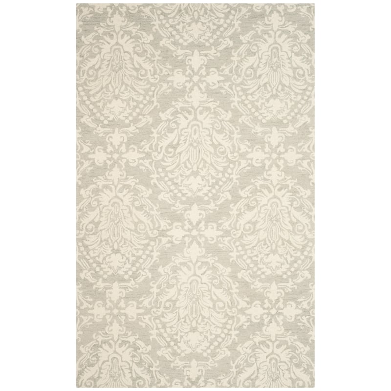 SAFAVIEH Handmade Blossom Lollie Modern Floral Wool Rug