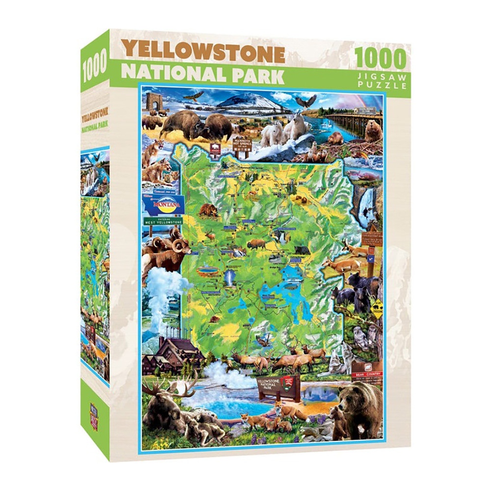 Yellowstone National Park 1000 Piece Jigsaw Puzzle for Adults