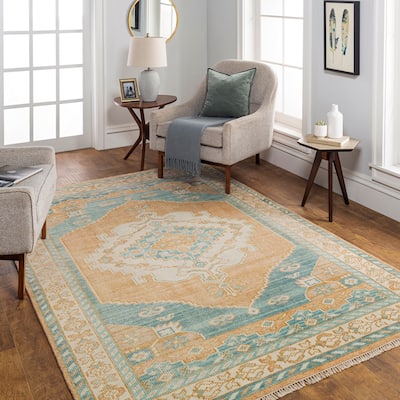 Keya Vintage Medallion Area Rug