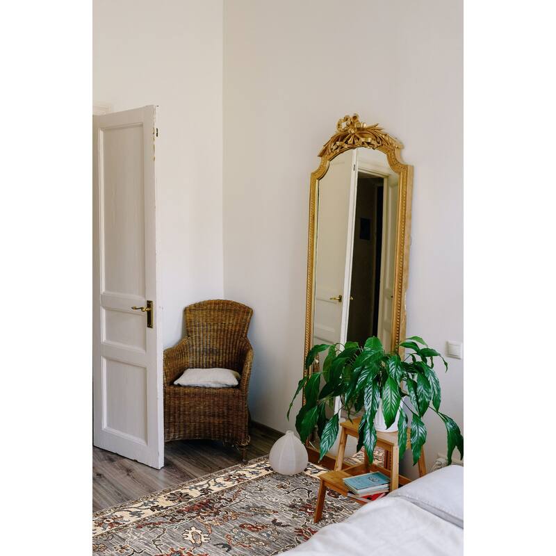 ECARPETGALLERY Hand-knotted Modern Oushak Grey Wool Rug - 5'2 x 7'10