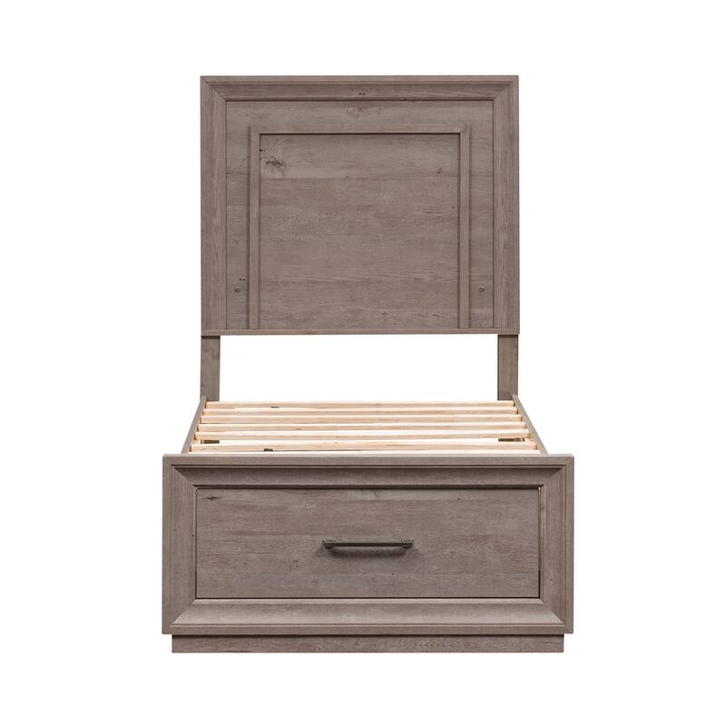Horizons Graystone Twin Size Storage Bed