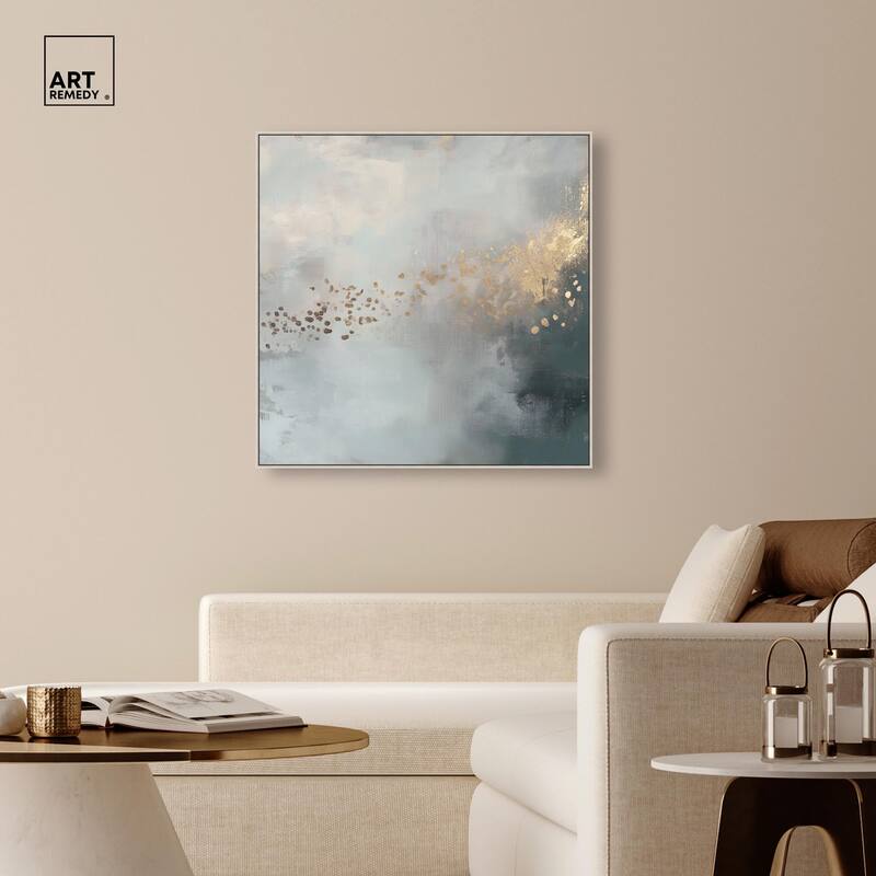 Silvered Hues and Gold I Canvas by Art Remedy