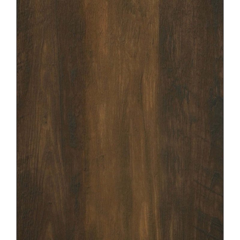 Elouise 4-Door Engineered Wood Tall Accent Cabinet Dark Pine
