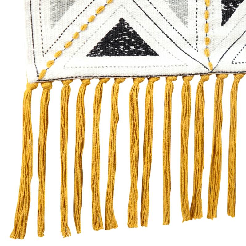 Sevita Dynamic Diamond Embroidered Wall Hanging - 21.5" x 33"