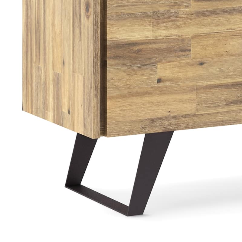 WYNDENHALL Mitchell WOOD Modern Industrial TV Media Stand For TVs