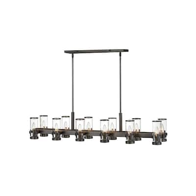 Hinkley Lighting Reeve 12 Light 46" Wide Linear Taper Candle Style