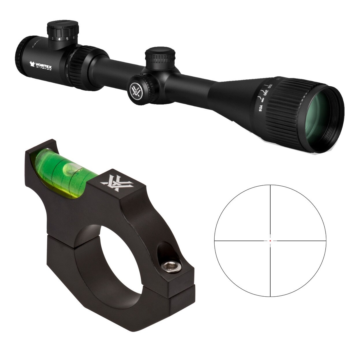 夏セール開催中 MAX80%OFF！ Crossfire Vortex II MOA (V-Brite Riflescope AO 6-18x44 双眼鏡、単眼鏡