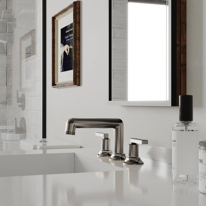Widespread Bathroom Faucet 3 Holes Vanity Sink
