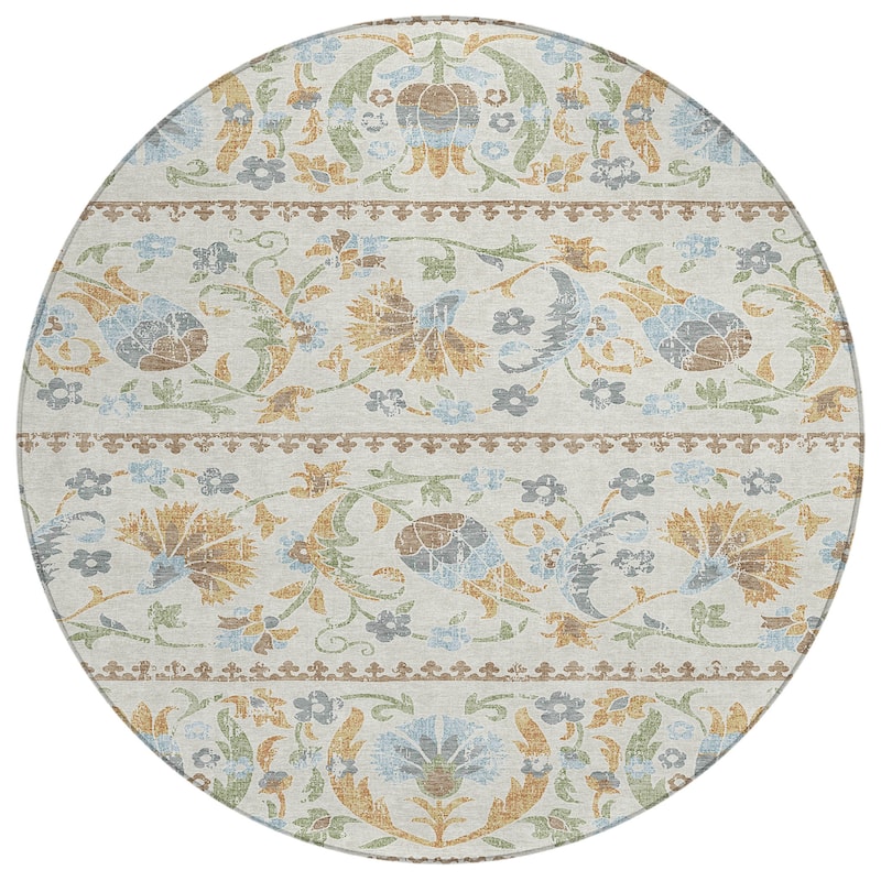 Machine Washable Indoor/ Outdoor Global Alix Chantille Rug