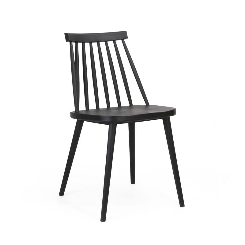 Dunsmuir Plastic Spindle-back Dining Chair (Set of 2) by Christopher Knight Home