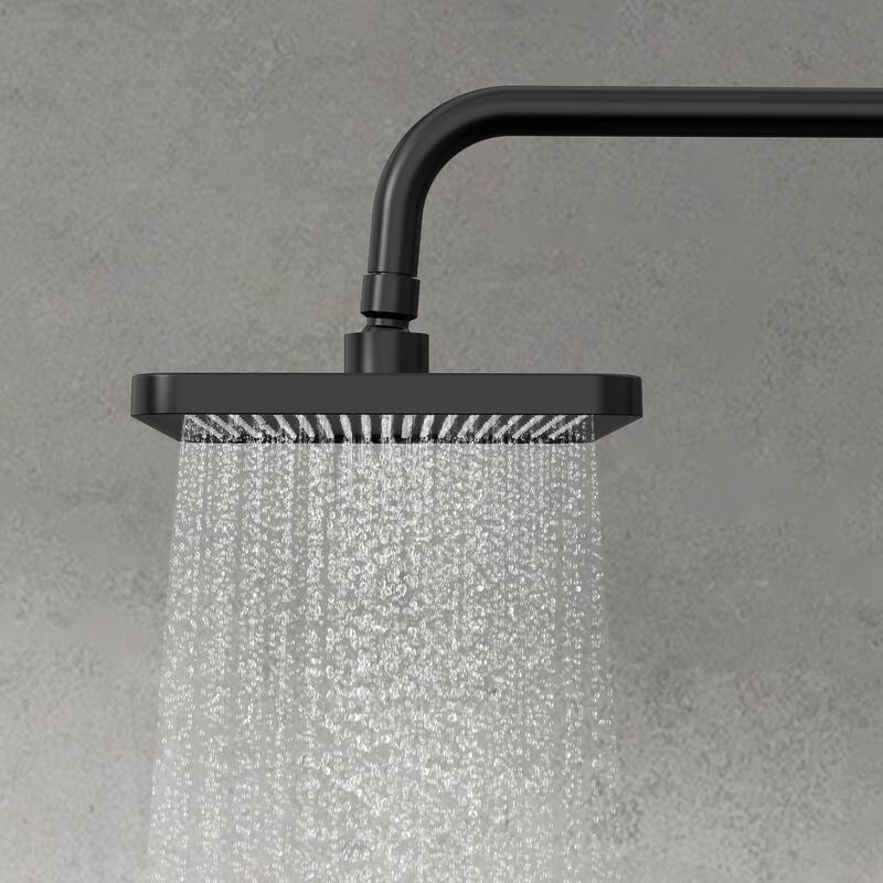 GRANDJOY 12'' Shower Head Rainfall Shower System with 3-Function Handheld Shower