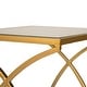 preview thumbnail 20 of 41, Glitzhome Set of 2 Glam Glass Modern Side Table Sofa Table