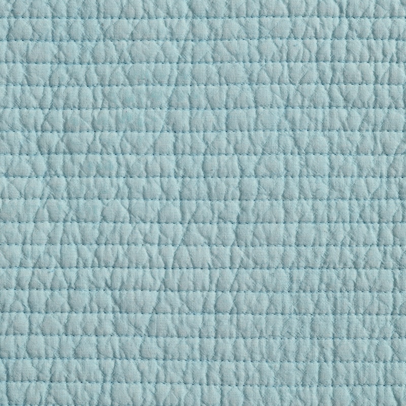 Nautica Seashore Stitch Solid Cotton Reversible Quilt Set