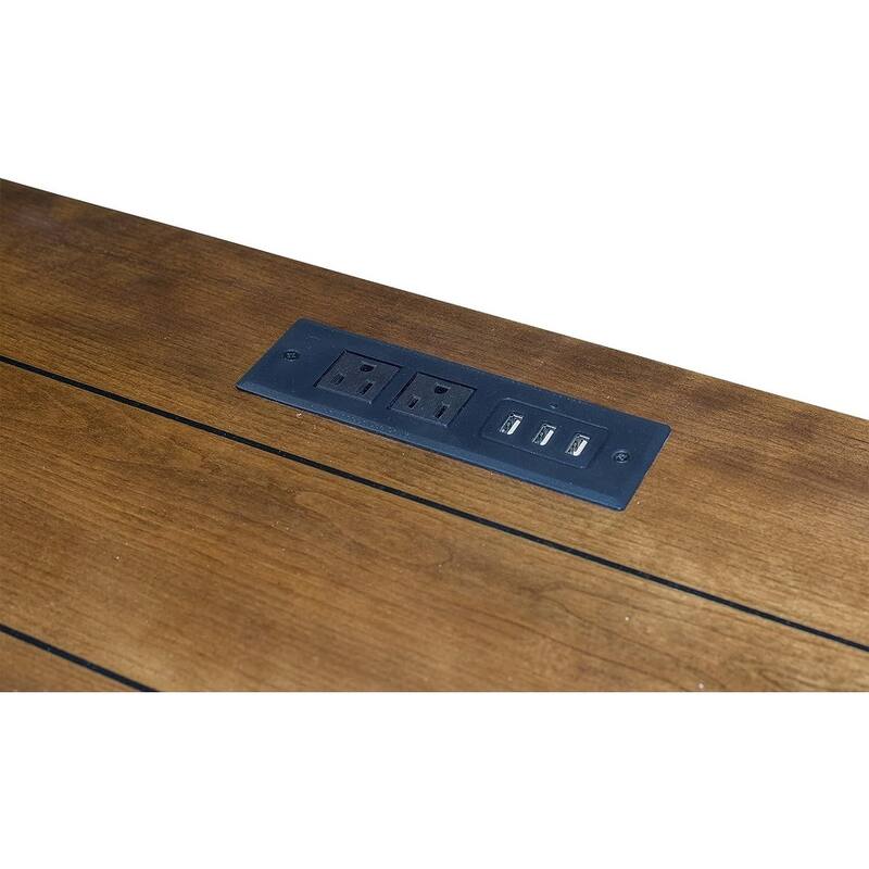 Rustic Wood Credenza, Office Desk, Writing Table, White