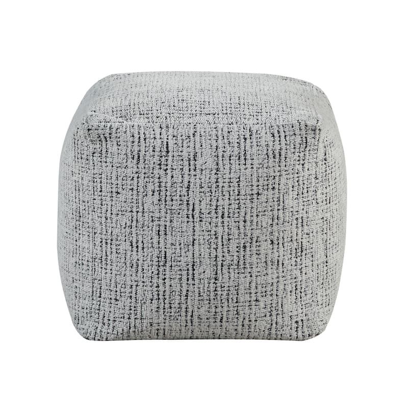Square Pouf Fabric Upholstery Modern Ottoman, Footstool, Non-Slip Floor Pouf, Bean Bag Chair, 1pc Sitting Pouf