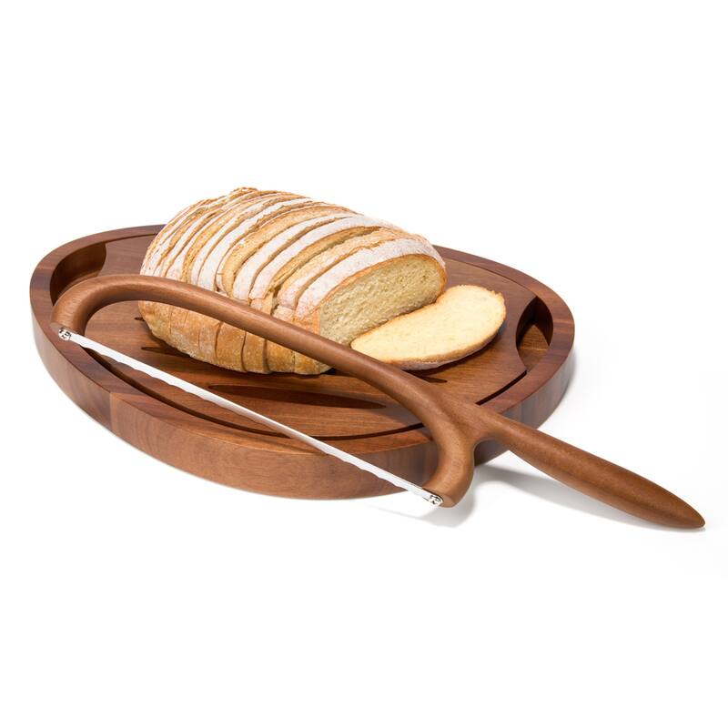 Nambe Breaking Bread Serrated Knife