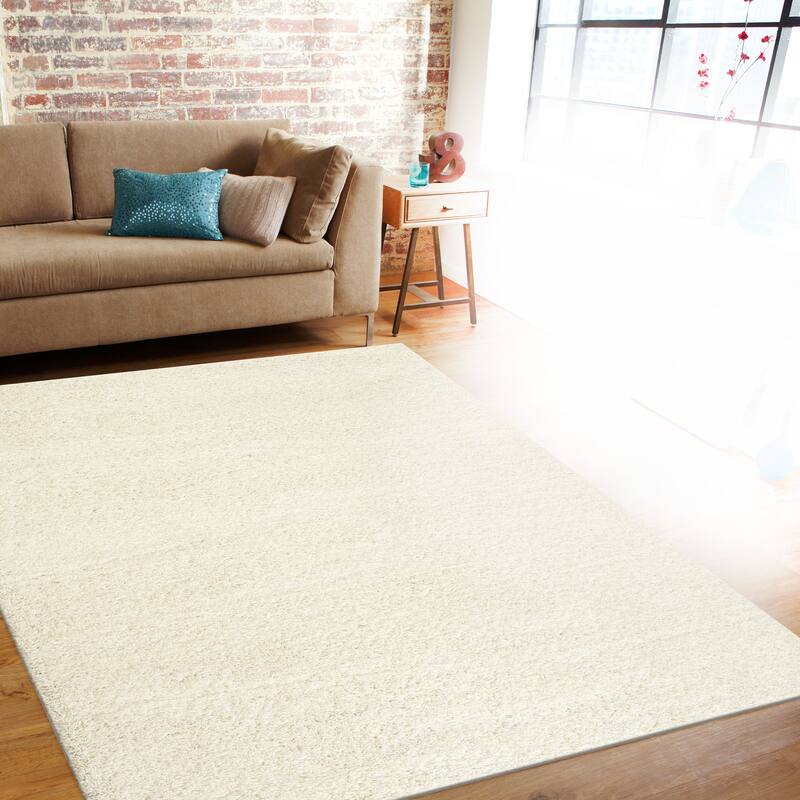 Porch & Den Kerlerec Solid Indoor Shag Area Rug