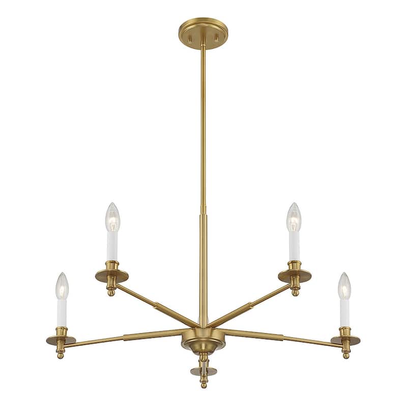 Savoy House 1-4410-5 Jasmine 5 Light 30" Wide Taper Candle Style
