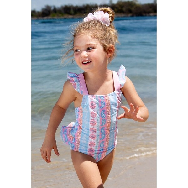 Sun Emporium Arabella Print One-Piece Frill Swimsuit Baby Girls - 12-18 Months
