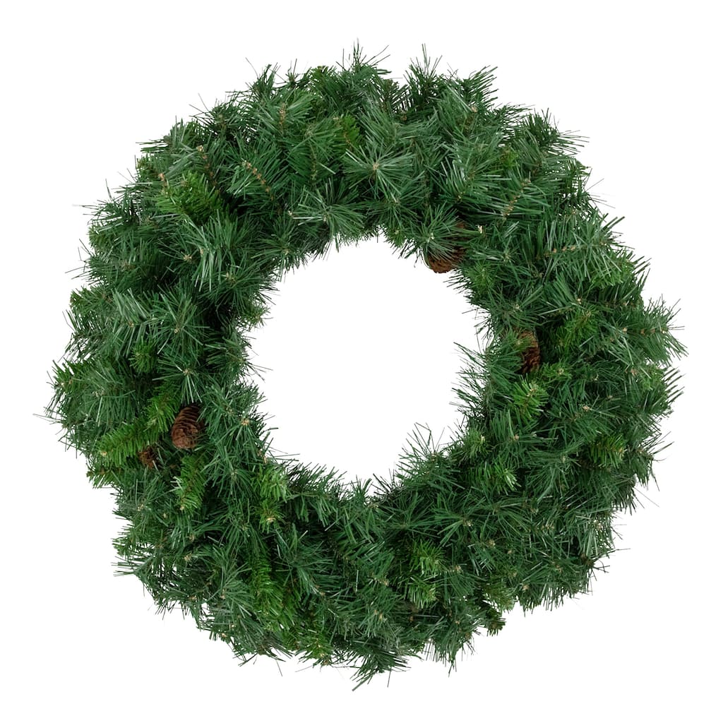 Black River Pine Artificial Christmas Wreath, 24-Inch, Unlit
