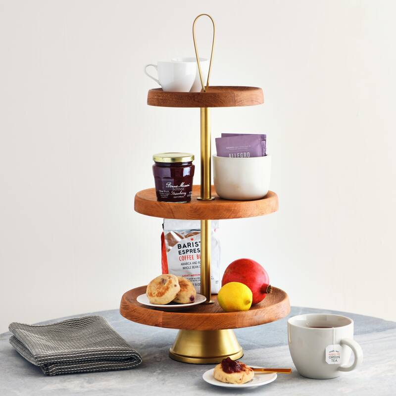 3Tiered Tray, Cake Stand or Desert Serve ware Tower On Sale Bed