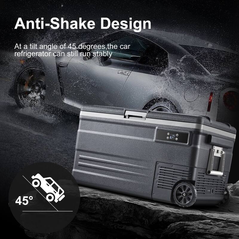 BODEGA Car Refrigerator,Dual Zone Cooler,Temp Independent,APP Control