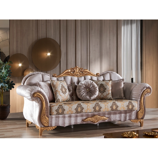 Mid century modern sofa sales and chair set