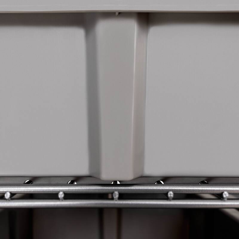 Seville Classics Commercial 7-Tier NSF 12 Bin Steel Rack Shelving Storage System, 24" W x 14.25" D x 56" H