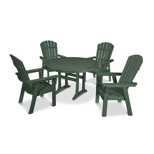 Polywood round dining online set