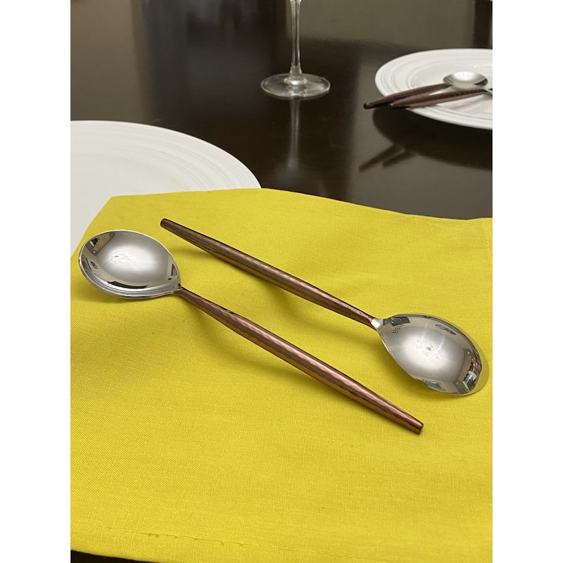 Stainless Steel Tablespoons Set of 6 Piecces