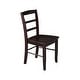 preview thumbnail 25 of 128, International Concepts Solid Wood Madrid Ladderback Chairs, Set of 2 - N/A