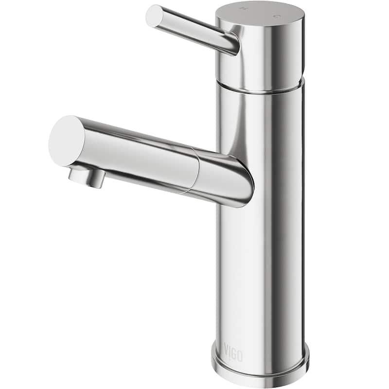 VIGO Noma 8" H Single Handle Single Hole Bathroom Faucet