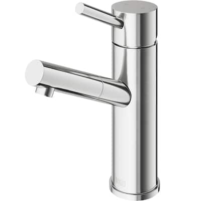 VIGO Noma 8" H Single Handle Single Hole Bathroom Faucet