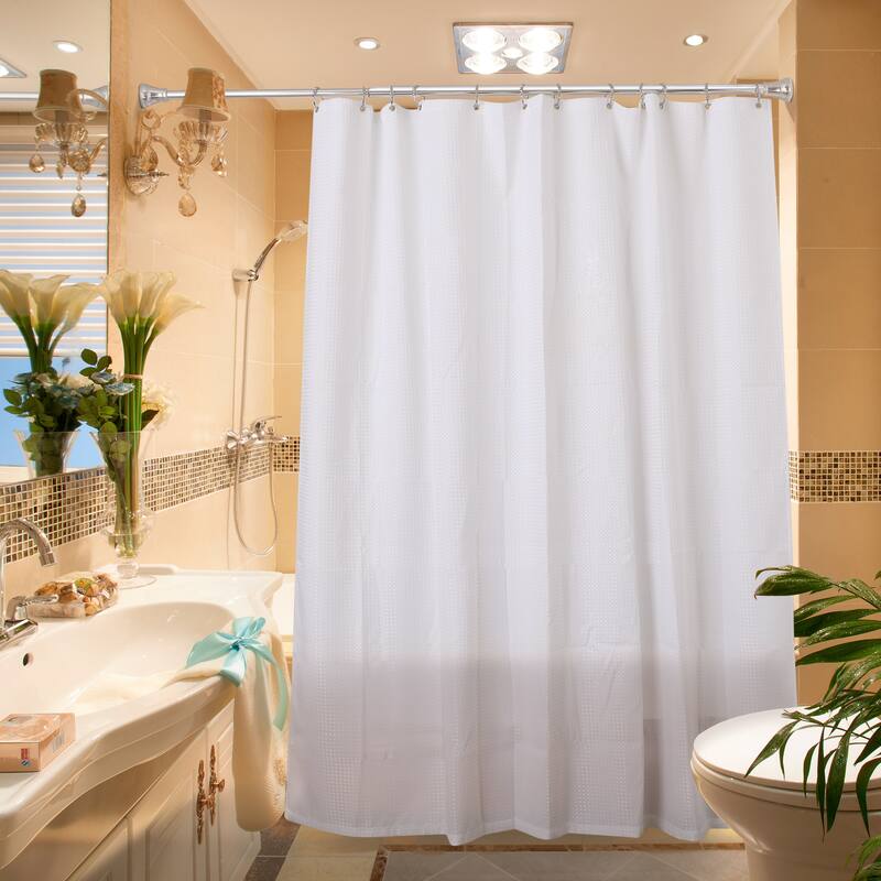 Utopia Alley Shower Eternity Curtain Rings, Rustproof Zinc Shower Rings, set of 12 - Polished Chrome