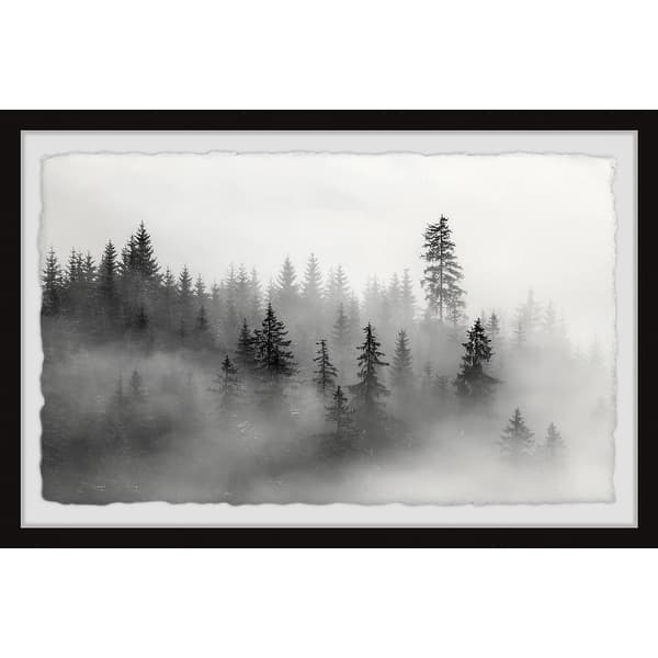 The Mysterious Dark Forest Framed Painting Print The Mysterious Dark Forest Framed Painting Print