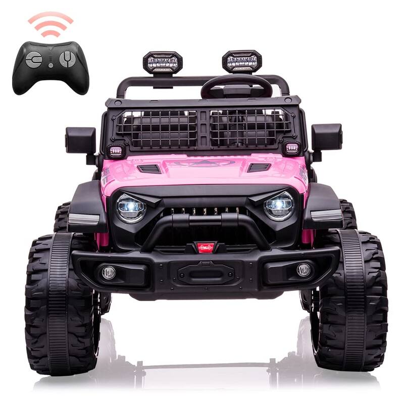 24V Kids Ride On Car with Remote Control - Pink